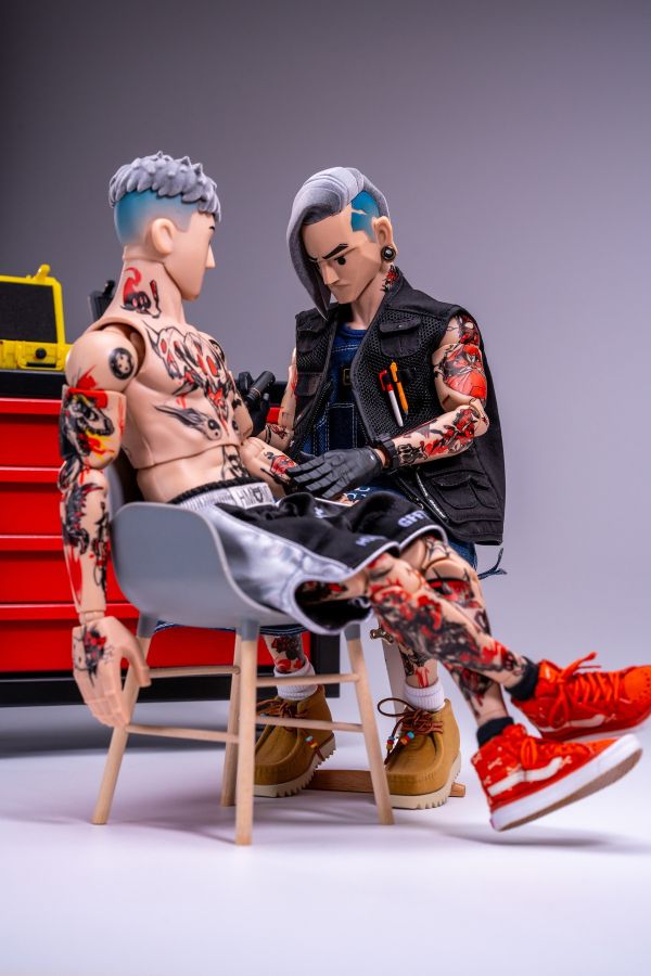 【史派克工廠】結單免運25年Q2 trickyMan12 1/6 人偶 刺青師 0214 trickyMan12 1/6 人偶 刺青師