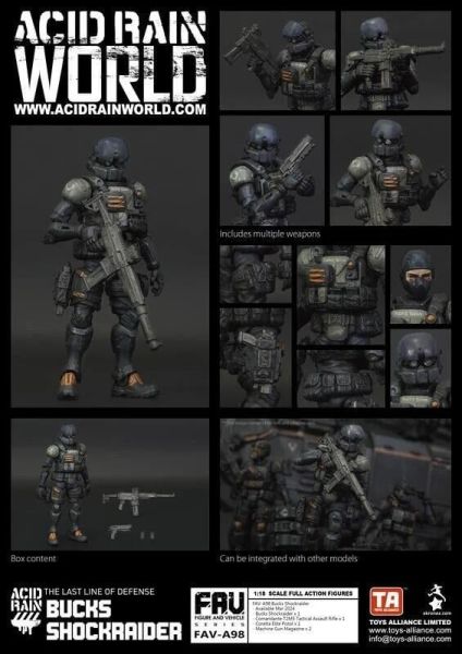 【史派克工廠】結單 預購3月 TOYS ALLIANCE 酸雨戰爭 Acid Rain FAV-A98 公鹿突擊者 0901 TOYS ALLIANCE 酸雨戰爭 Acid Rain FAV-A98 公鹿突擊者