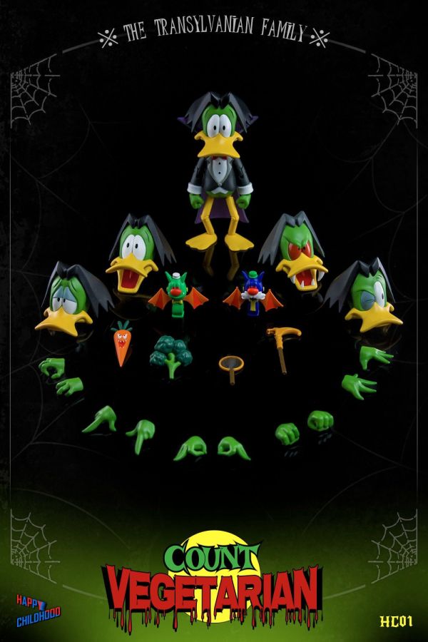 【史派克工廠】預購免運26年Q2 幸福童年 6寸 怪鴨歷險記 素食伯爵 可動 #HC01 再販 0108 幸福童年 6寸 怪鴨歷險記 素食伯爵 可動 #HC01 再販