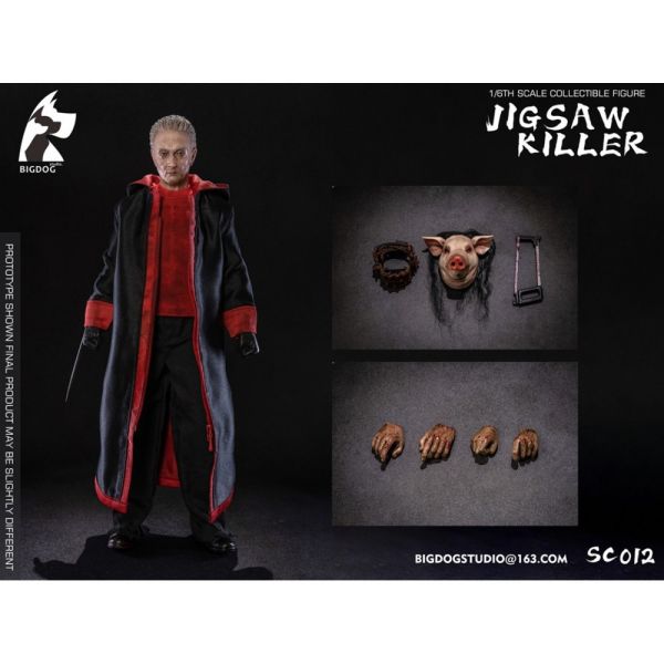 【史派克工廠】結單免運25年Q2 BIGDOG STUDIO NO:SC011奪魂鋸 拼圖狂魔 1/6可動人偶 0416 BIGDOG STUDIO NO:SC011奪魂鋸 拼圖狂魔 1/6可動人偶