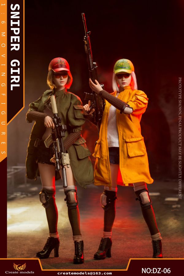 【史派克工廠】結單 預購免運Q2 Createmodels 1/6 狙擊女孩 雙生鶯 雙生瀾 DZ-05 DZ-06 0327 