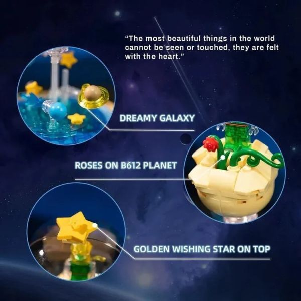 【史派克工廠】結單 預購23年7月 拼奇 小王子 永恆系列 星球上的陪伴 收藏積木 0518 拼奇 小王子 永恆系列 星球上的陪伴 收藏積木