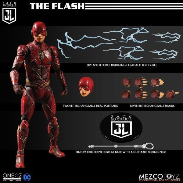 【史派克工廠】現貨 免運 MEZCO One:12 查克史奈德之正義聯盟 超人 蝙蝠俠 閃電俠 豪華3入組 MEZCO One:12 查克史奈德之正義聯盟 超人 蝙蝠俠 閃電俠 豪華3入組