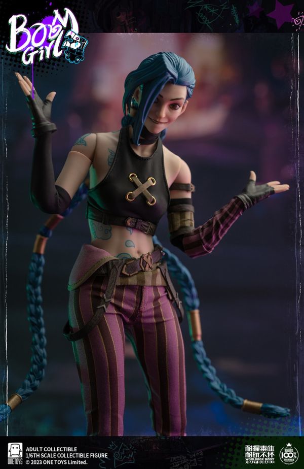 【史派克工廠】結單 預購免運Q1 Onetoys 1/6 英雄聯盟 奧術 吉茵珂絲 OT020普通 &OT021豪華 1013 Onetoys 1/6 英雄聯盟 奧術 吉茵珂絲 OT020普通 &OT021豪華