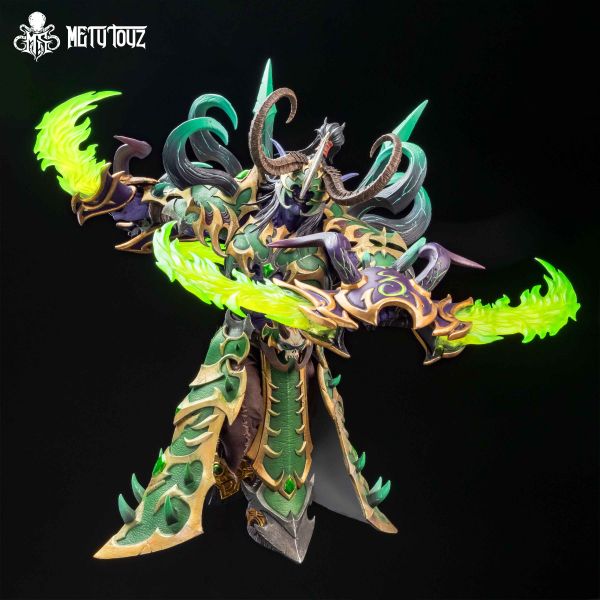 【史派克工廠】結單免運25年9月 Metytoyz WF會場 限定版 魔獸爭霸 不死族 伊利丹 帝王鎧甲 可動 0826 Metytoyz WF2025限定 惡魔獵手 帝王鎧甲版 可動人偶