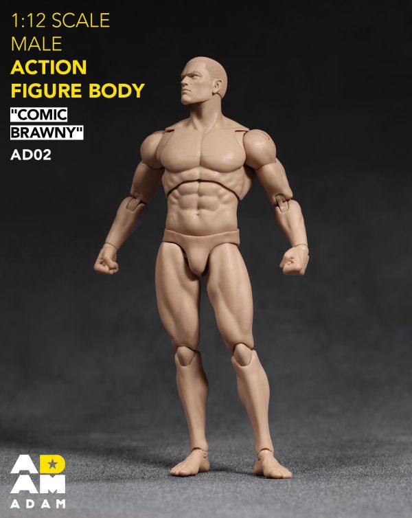 【史派克工廠】預購免運26年Q1 ADAM-AD02 超可動 漫畫精壯男性素體 1/12 1128 ADAM-AD02 超可動 漫畫精壯男性素體 1/12