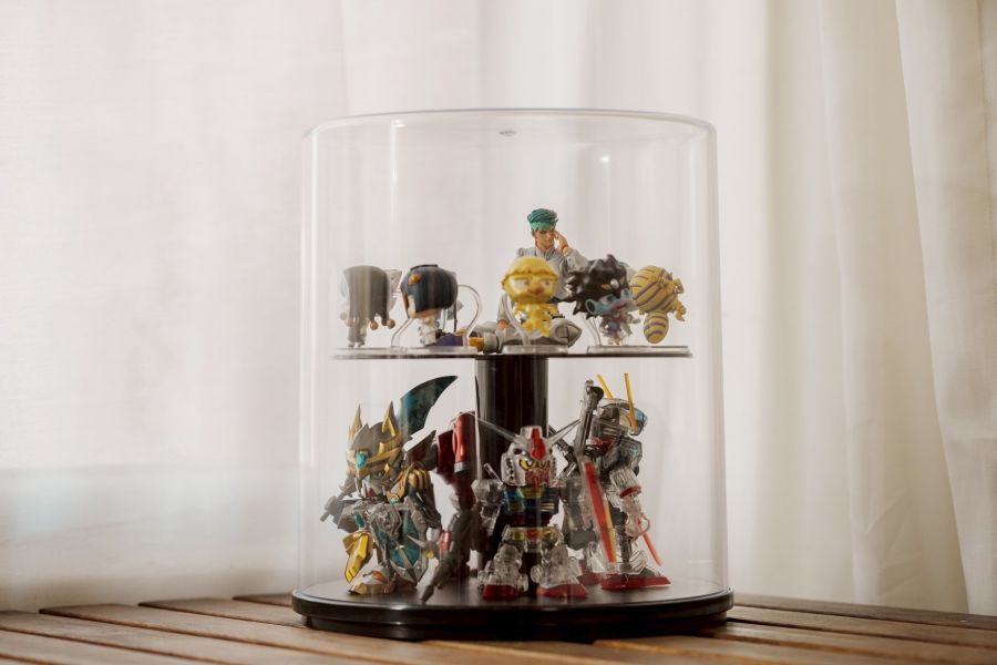 【史派克工廠】結單25年Q4 壓克力 兩用 旋轉展示盒 盲盒 景品 PVC 0729 壓克力 兩用 旋轉展示盒 盲盒 景品 PVC