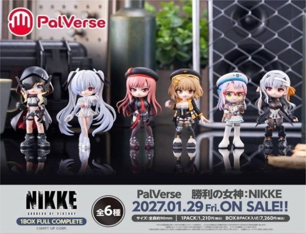 【史派克工廠】結單 27年1月 武士道 PalVerse Pale 勝利女神 妮姬 NIKKE 全6種 中盒6入 0915 武士道 PalVerse Pale 勝利女神 妮姬 NIKKE 全6種 中盒6入