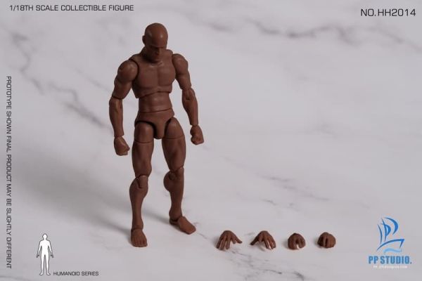 【史派克工廠】預購26年Q1 PP STUDIO 1/18 男黑膚色素體 高肩 矮肩 0120 PP STUDIO 1/18 男黑膚色素體 高肩 矮肩