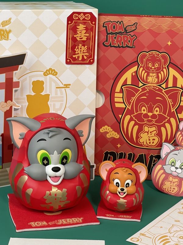 【史派克工廠】結單 預購24年Q3 VGT 華納WB 正版授權 VWB168 達摩貓和老鼠 喜樂款 0718 VGT 華納WB 正版授權 VWB168 達摩貓和老鼠 喜樂款