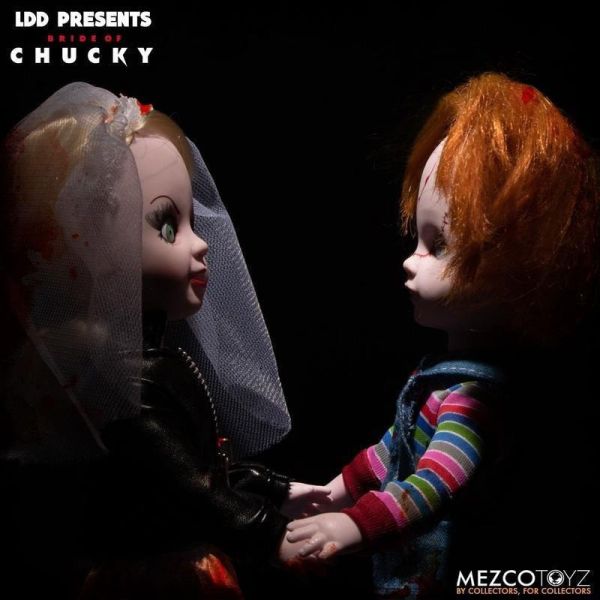 【史派克工廠】結單 預購免運24年12月 Mezco 10吋 LDD 活死人娃娃 恰吉 & 蒂芬妮 雙人組可動 再販 0515 Mezco 10吋 LDD 活死人娃娃 恰吉 & 蒂芬妮 雙人組可動 再販
