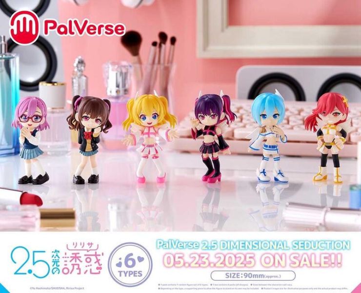 【史派克工廠】結單25年5月 BUSHIROAD 盒玩 PalVerse 2.5次元的誘惑 全6種 中盒6入 1202 BUSHIROAD 盒玩 PalVerse 2.5次元的誘惑 全6種 中盒6入