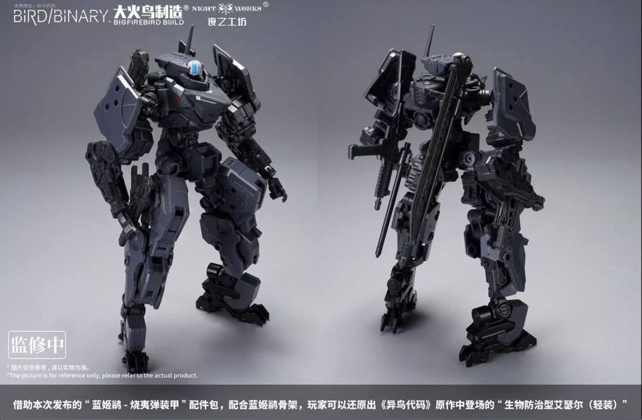 【史派克工廠】結單免運25年9月 大火鳥製造 異鳥代碼 藍姬鶲+燒夷彈裝甲 套裝 配件包 0819 大火鳥製造 異鳥代碼 藍姬鶲+燒夷彈裝甲 套裝 配件包