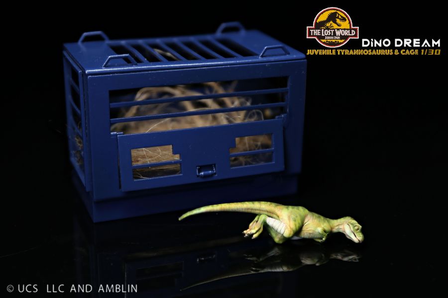 【史派克工廠】預購免運26年7月 DinoDream 經典收藏系列 失落的世界 小暴龍及籠子 1/30 0701 DinoDream 經典收藏系列 失落的世界 小暴龍及籠子 1/30