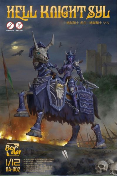【史派克工廠】結單免運25年3月 BORDER 邊境模型 組裝模型 BA-002 地獄騎士 希爾 1/12 0122 BORDER 邊境模型 組裝模型 BA-002 地獄騎士 希爾 1/12