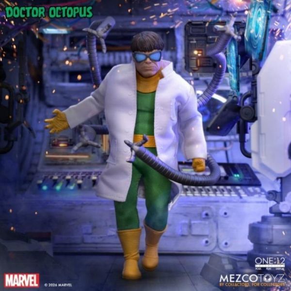 【史派克工廠】預購免運27年Q3 Mezco One12 漫威 八爪博士 章魚博士 1/12 可動人偶 1104 Mezco One12 漫威 八爪博士 章魚博士 1/12 可動人偶