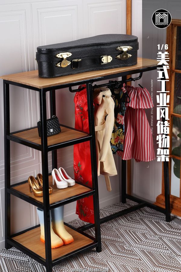 【史派克工廠】結單25年Q1 MMMTOYS 1/6 美式工業風儲存架 M2420 1220 MMMTOYS 1/6 美式工業風儲存架 M2420