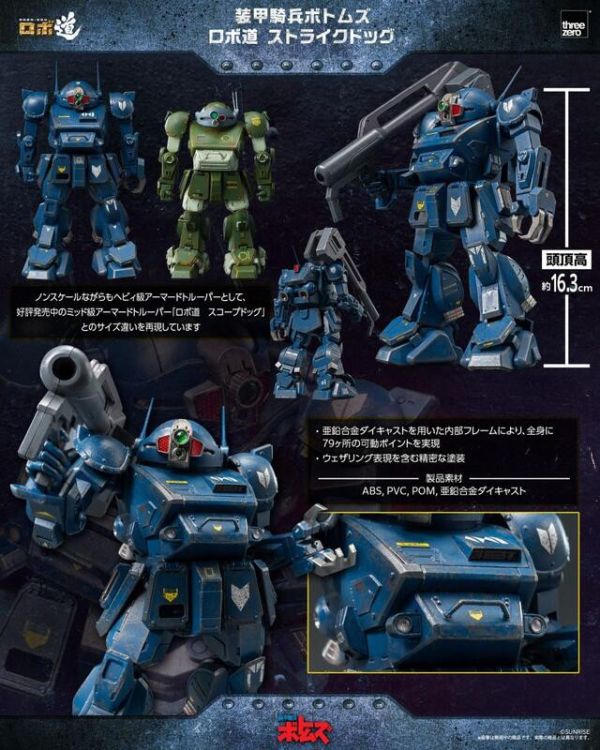 【史派克工廠】結單免運25年Q4 threezero ROBO道 裝甲騎兵VOTOMS 強襲犬 0801 threezero ROBO道 裝甲騎兵VOTOMS 強襲犬
