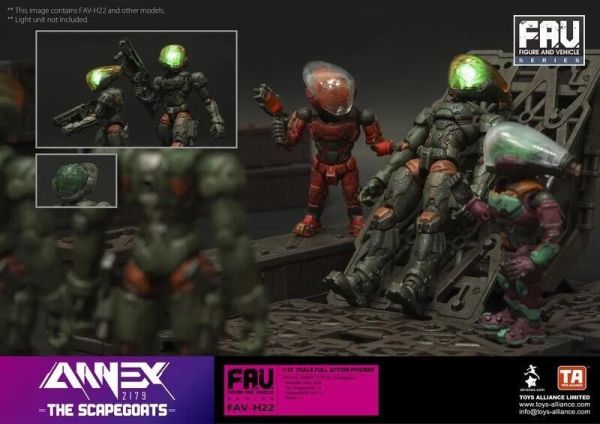 【史派克工廠】結單 預購5月 TOYS ALLIANCE 酸雨戰爭 ANNEX 2179 FAV-H22 替死鬼 1030 TOYS ALLIANCE 酸雨戰爭 ANNEX 2179 FAV-H22 替死鬼