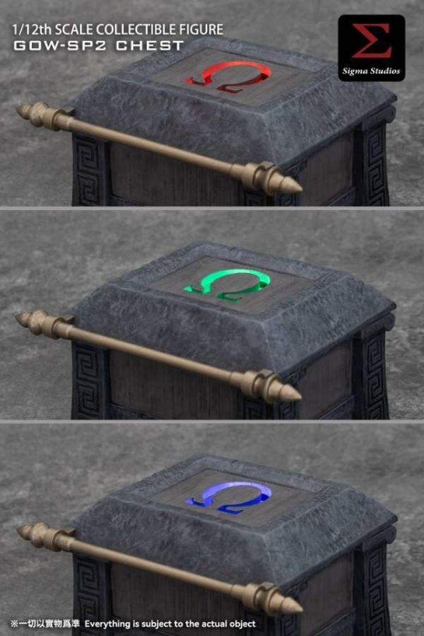 【史派克工廠】預購免運26年Q3 Sigma studios瘦姑媽 GOW-SP2 寶箱 1/12 配件 0311 Sigma studios瘦姑媽 GOW-SP2 寶箱 1/12 配件