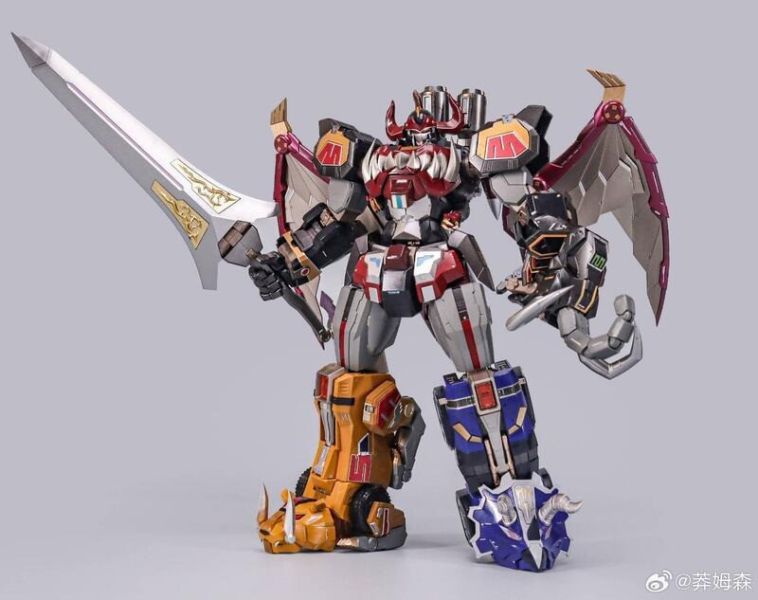 【史派克工廠】結單免運26年1月 炸裂模型 ZL-01B 黑暗色大獸神 神獸合體 可動完成品 1113 炸裂模型 ZL-01 金剛戰士 大獸神 神獸合體 可動完成品