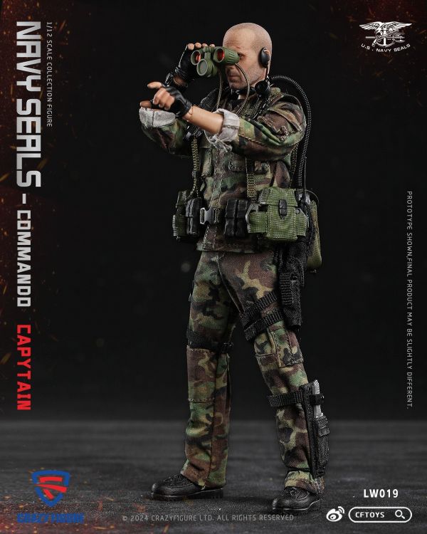 【史派克工廠】結單 預購免運25年Q1 Crazy Figure 1/12 海豹特種部隊 突擊小隊隊長 LW019 0619 Crazy Figure 1/12 海豹特種部隊 突擊小隊隊長 LW019