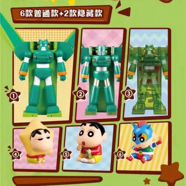 【史派克工廠】售完勿下 BNFIGURE 蠟筆小新 變形巧克比盲盒 一中盒6入 0424 BNFIGURE 蠟筆小新 變形巧克比盲盒 一中盒6入