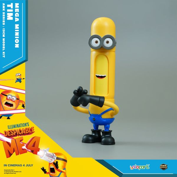 【史派克工廠】現貨 yolopark AMK 神偷奶爸4 小小兵 SUPERTIM 13cm yolopark AMK 神偷奶爸4 SUPERGUS 13cm 小小兵