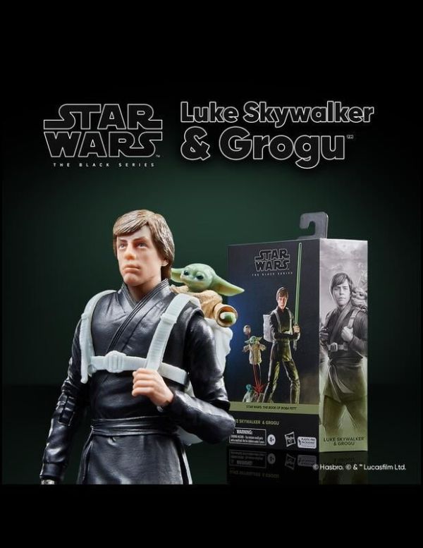 【史派克工廠】結單 預購23年6月 孩之寶 星際大戰 黑標 6吋 路克 & Grogu 尤達寶寶 0609 孩之寶 星際大戰 黑標 6吋 路克 & Grogu 尤達寶寶