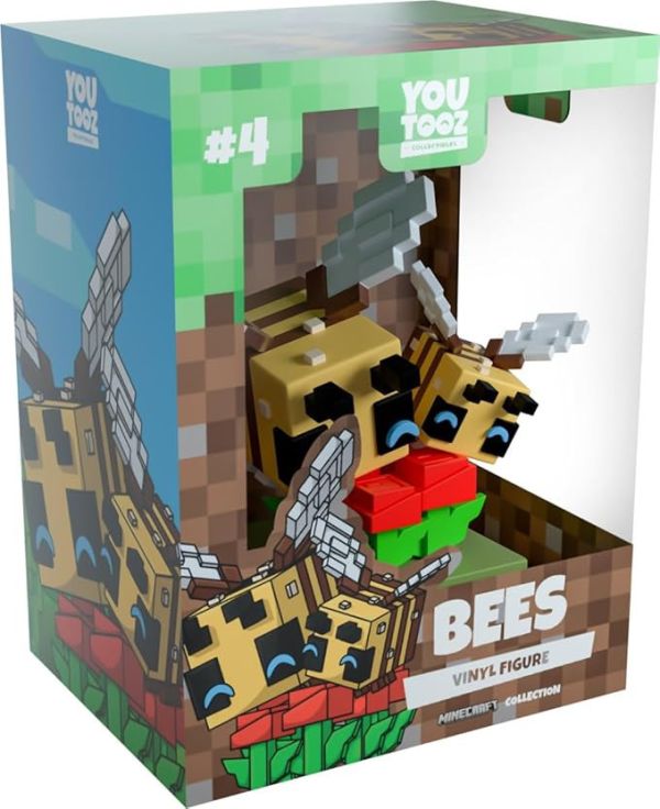 【史派克工廠】預購25年8月 Youtooz Minecraft 蜜蜂 Bees 3.6吋 不可動 搪膠公仔 0709 Youtooz Minecraft 蜜蜂 Bees 3.6吋 不可動 搪膠公仔