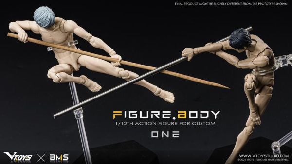 【史派克工廠】結單免運25年Q1 VTOYS X BMS 1/12 壹號素體 白膚 黃膚 可動人偶 1129 VTOYS X BMS 1/12 壹號素體 白膚 黃膚 可動人偶