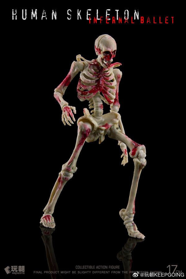 【史派克工廠】預購免運26年2月 玩朝 生物課堂 1/12 人體骨骼 骷髏素體 成品 關節可動模型 0128 玩朝 生物課堂 1/12 人體骨骼 骷髏素體 成品 關節可動模型