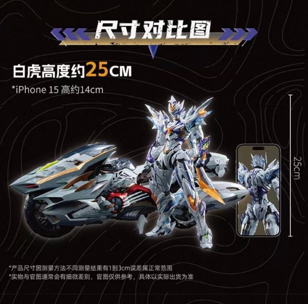 【史派克工廠】預購免運4月 代理版 摩動核 戰鎧白虎 虎鯊摩托 套裝版 MNZ-GT01XA 合金可動完成品 0310 代理版 摩動核 戰鎧白虎 虎鯊摩托 套裝版 MNZ-GT01XA 合金可動完成品