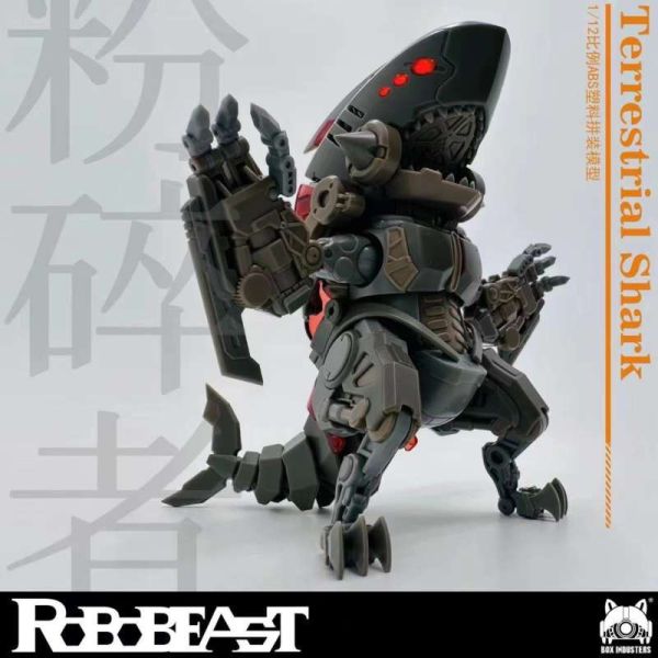 【史派克工廠】結單 預購1月 robobeast 粉碎者 鯊陸Terrestrial shark 1/12 組裝模型 1229 robobeast 粉碎者 鯊陸Terrestrial shark 1/12 組裝模型