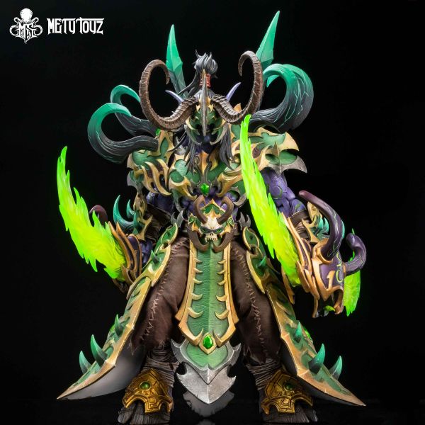 【史派克工廠】結單免運25年9月 Metytoyz WF會場 限定版 魔獸爭霸 不死族 伊利丹 帝王鎧甲 可動 0826 Metytoyz WF2025限定 惡魔獵手 帝王鎧甲版 可動人偶