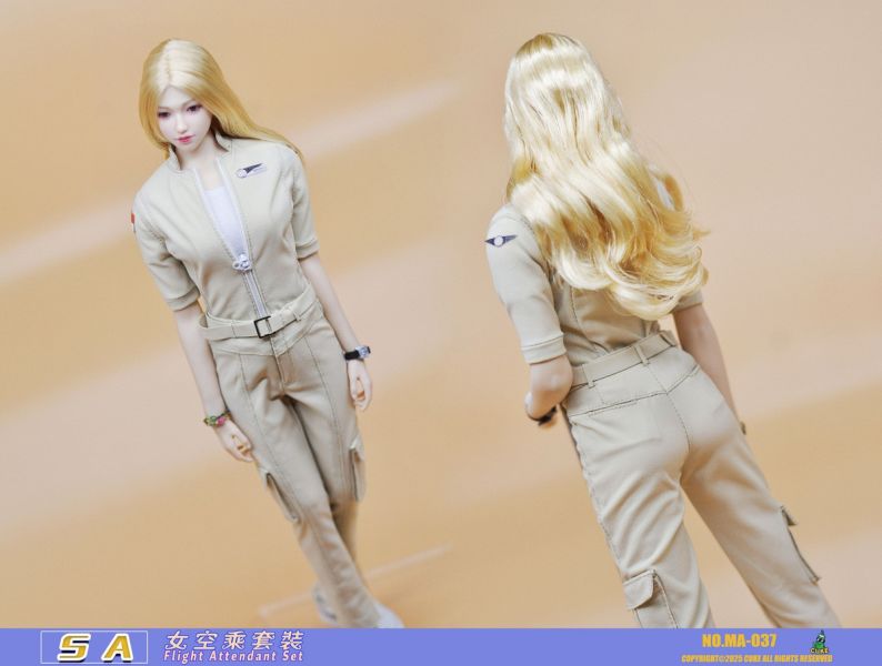【史派克工廠】預購免運25年Q3 CUKE TOYS 1/6 SA女空服飾套裝 MA-037 0606 CUKE TOYS 1/6 SA女空服飾套裝 MA-037