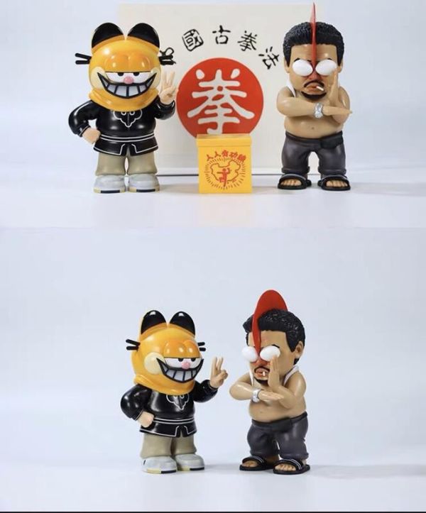 【史派克工廠】結單 預購免運24年6月 景品 破壞之王 中國古拳法 星爺 15公分 鬼王達&蒙面加菲貓 套裝 0530 景品 破壞之王 中國古拳法 星爺 15公分 鬼王達&蒙面加菲貓 套裝