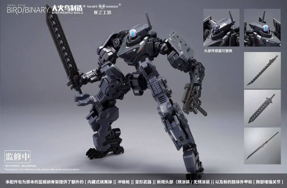 【史派克工廠】結單免運25年9月 大火鳥製造 異鳥代碼 藍姬鶲+燒夷彈裝甲 套裝 配件包 0819 大火鳥製造 異鳥代碼 藍姬鶲+燒夷彈裝甲 套裝 配件包