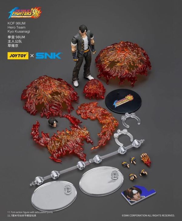 【史派克工廠】預購免運25年Q3 暗源joytoy SNK 格鬥天王KOF98 1/18 草薙京 紅丸 大門 0528 暗源joytoy X SNK 格鬥天王 KOF98 1/18 草薙京 紅丸 大門