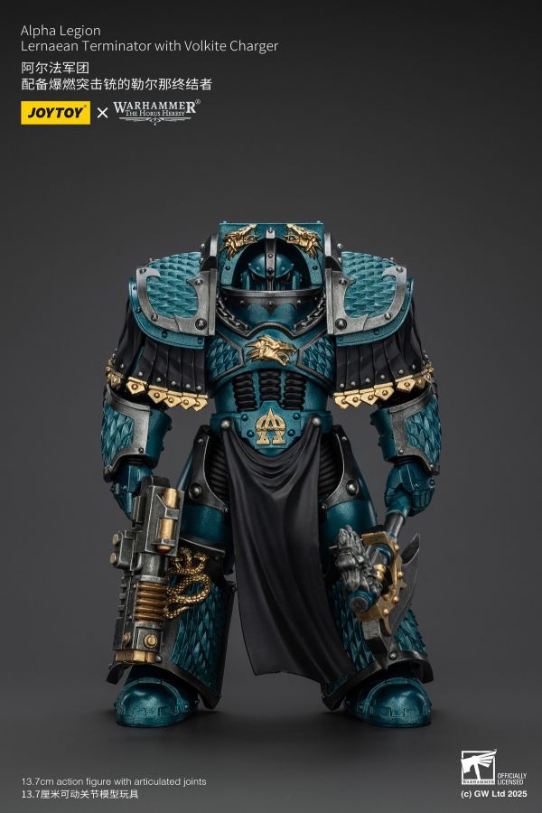 【史派克工廠】結單25年5月 JOYTOY暗源1/18 阿爾法軍團 勒爾那終結者 配備爆燃突擊銃JT01277 0416 JOYTOY暗源1/18 阿爾法軍團 勒爾那終結者 配備爆燃突擊銃JT01277