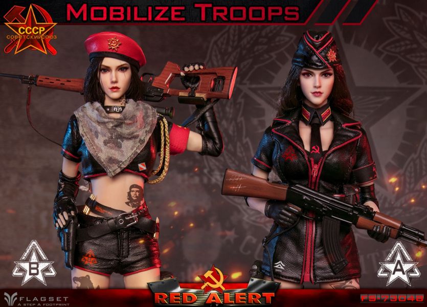 【史派克工廠】結單 預購免運Q4 Flagset 紅色預警1/6蘇聯狙擊手小隊 FS73048 A款納斯佳 B款貝拉 0612 Flagset 紅色預警1/6蘇聯狙擊手小隊 FS73048 A款納斯佳 B款貝拉