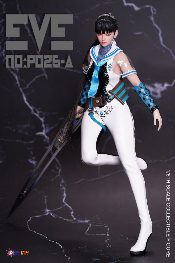 【史派克工廠】結單預購免運25年Q2 PLAY TOY 1/6 劍星 騰空小隊 EVE 可動人偶 P025A 0925 PLAY TOY 1/6 劍星 騰空小隊 EVE 可動人偶 P025A