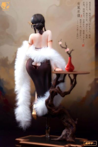 【史派克工廠】結單25年6月 BearPanda 1/6真絲襪追視眼溫感漆 毛絨披肩 旗袍系列第一彈 有鳳來儀 1028 BearPanda 1/6 真絲襪追視眼溫感漆 毛絨披肩 旗袍系列第一彈 有鳳來儀