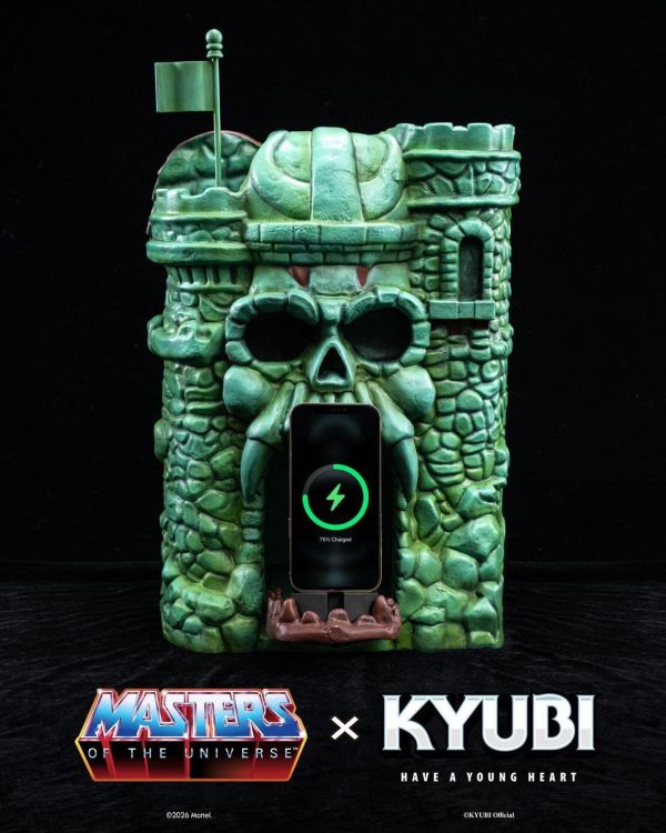 【史派克工廠】預購免運Q3 KYUBI × Masters of the Universe灰堡收藏雕像充電座 訂0624 KYUBI × Masters of the Universe灰堡收藏雕像充電座 訂
