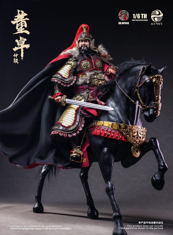 【史派克工廠】結單免運25年Q1 303TOYS 1/6 郿侯 董卓仲穎 純銅標準版 純銅豪華版 絕影戰馬 訂 1220 303TOYS 1/6 郿侯 董卓仲穎 純銅標準版 純銅豪華版 絕影戰馬 訂