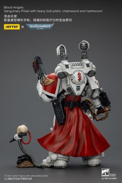 【史派克工廠】結單25年9月 JOYTOY 聖血天使 配備重型爆矢手槍 鏈鋸劍和醫療儀的聖血祭司 1/18 0808 JOYTOY 聖血天使 配備重型爆矢手槍 鏈鋸劍和醫療儀的聖血祭司 1/18