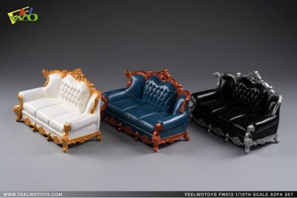【史派克工廠】現貨 FEELWOTOYS 1/12 FW013 6吋 用 歐式復古沙發 電影場景 不含人偶 【史派克工廠】現貨 FEELWOTOYS 1/12 FW013 6吋 用 歐式復古沙發 電影場景 不含人偶