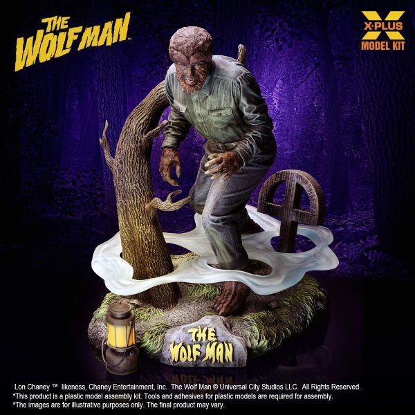 【史派克工廠】結單 免運11月 X-PLUS 狼人The Wolf Man 小朗 錢尼 狼人 1/8 組裝 再版 0923 X-PLUS 狼人The Wolf Man 小朗 錢尼 狼人 1/8 塑膠組裝