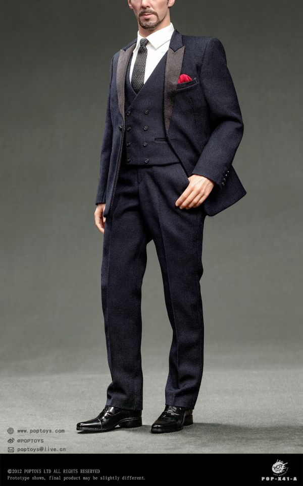 【史派克工廠】結單 預購免運24年Q3 POPTOYS 1/6 博士西服套裝 X41-A 藍色 X41-B 黑色 0531 POPTOYS 1/6 博士西服套裝 X41-A 藍色 X41-B 黑色