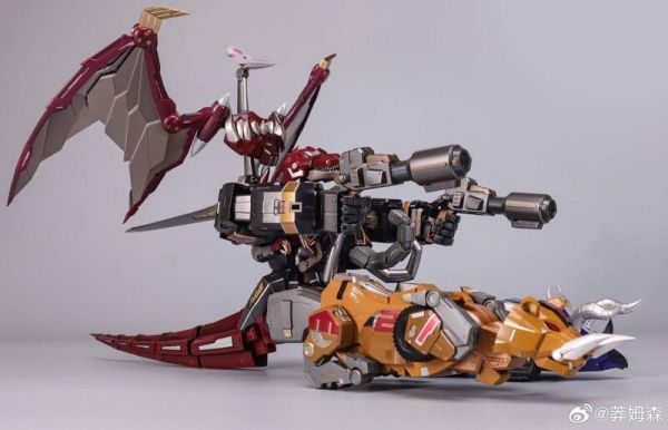 【史派克工廠】結單免運26年1月 炸裂模型 ZL-01B 黑暗色大獸神 神獸合體 可動完成品 1113 炸裂模型 ZL-01 金剛戰士 大獸神 神獸合體 可動完成品